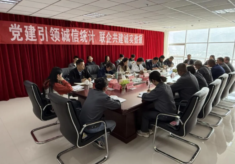 ‌“黨建引領誠信統計 聯企共建誠實數據”——公司黨委與國家統計局大通調查隊開展主題黨日活動