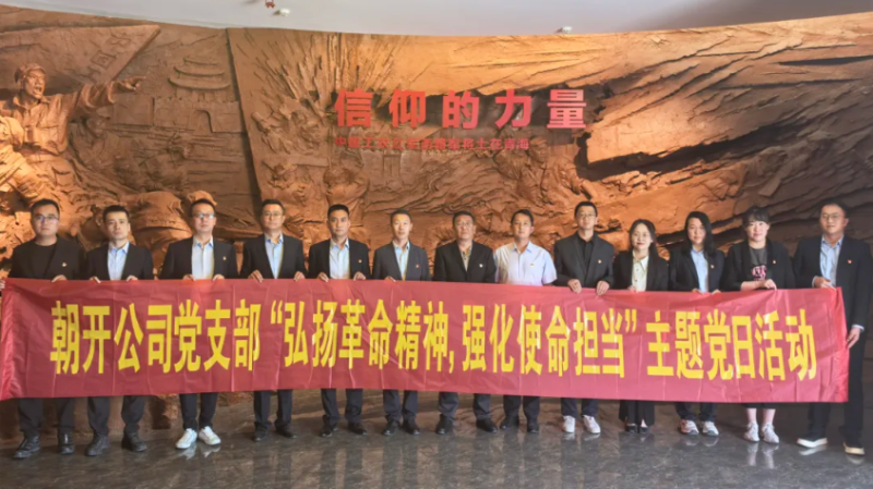 朝開公司黨支部開展“弘揚革命精神 強化使命擔(dān)當(dāng)”主題黨日活動